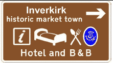 Example of road sign