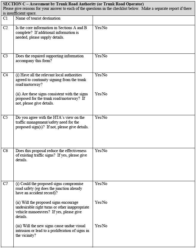 Annex B â€” Standard Application Form