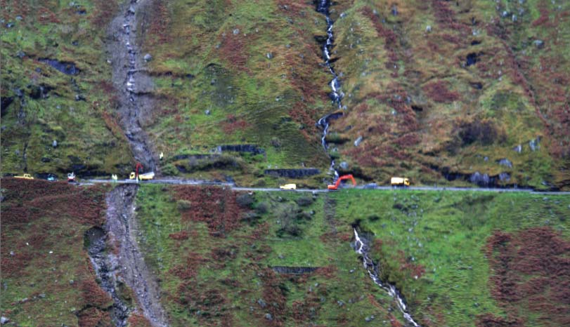 A83 REST AND BE THANKFUL LANDSLIP