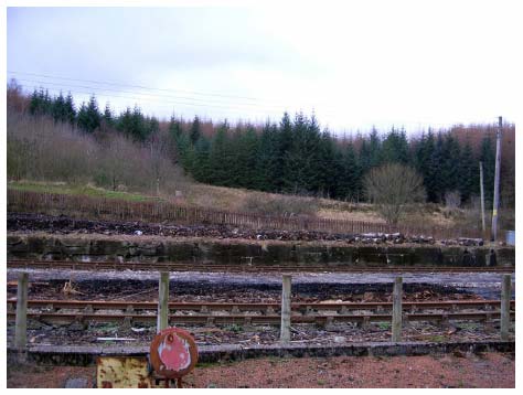 Figure 10.13 View from Crianlarich Station, looking west.