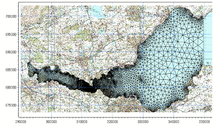Diagram 3: Proposed Scheme Coastal Model Mesh
