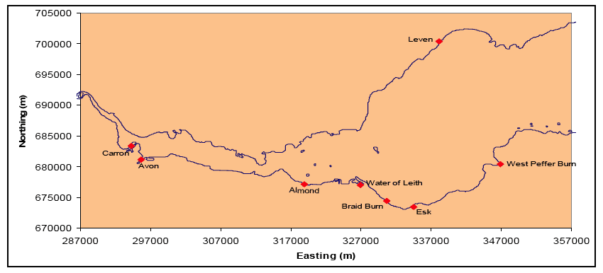 Diagram 6: Coastal Model Mesh â€“ Eastern Section