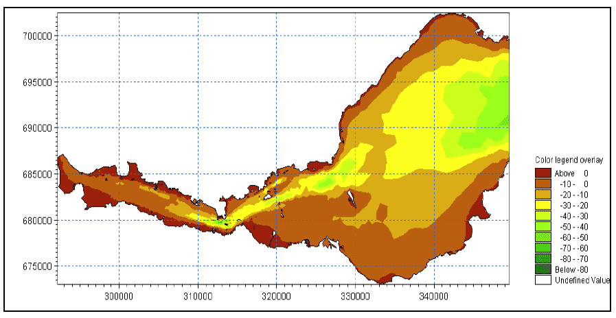 Diagram 8: The Proposed Scheme Coastal Model Bathymetry