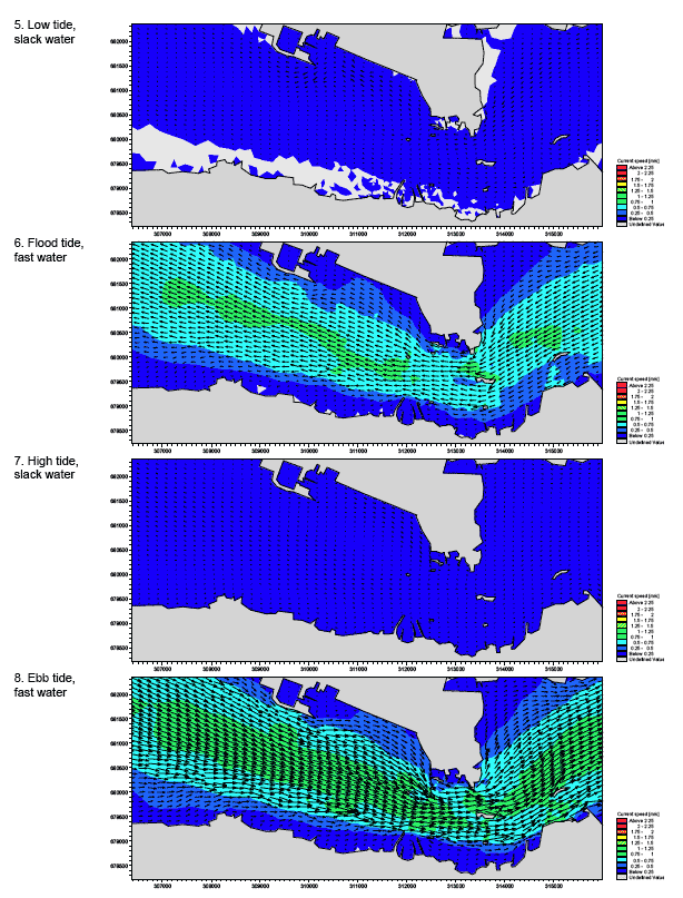 Diagram 72: Spring Tide Currents and Flow Patterns