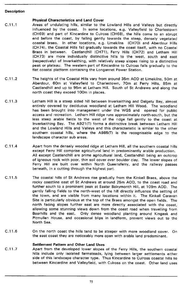 2 Extracts from SNH Fife Landscape Character Assessment (FLCA)