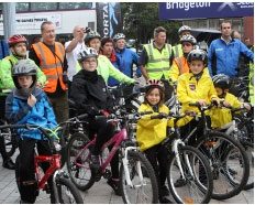 Opening of cycle path from Bridgeton Cross to Sir Chris Hoy Velodrome