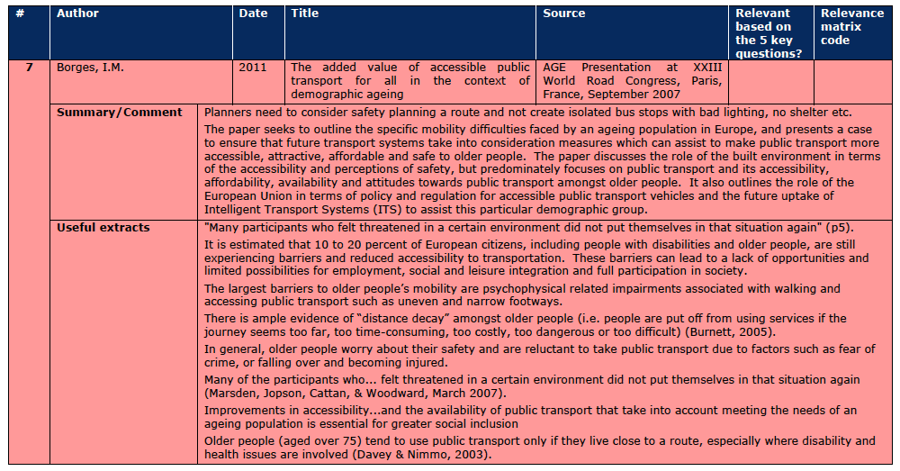 Section A.3 Document Reviews