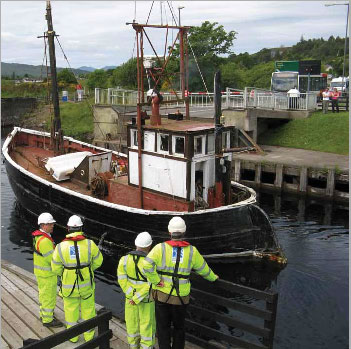 A830 Banavie Swing Bridge over the Caledonian Canal