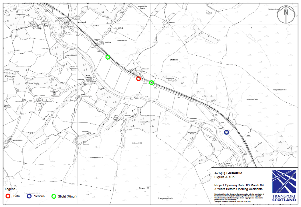 Figure A.10b A76(T) Glenairlie 