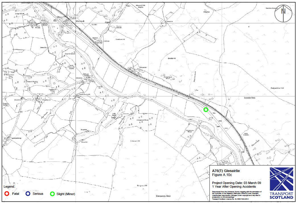 Figure A.10c A76(T) Glenairlie 