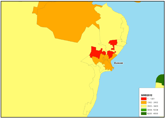 Figure 3.5 SIMD, Cowal (2012 Dataset)