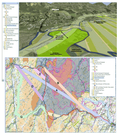 Figure 2 Example GIS Overlay Analyses