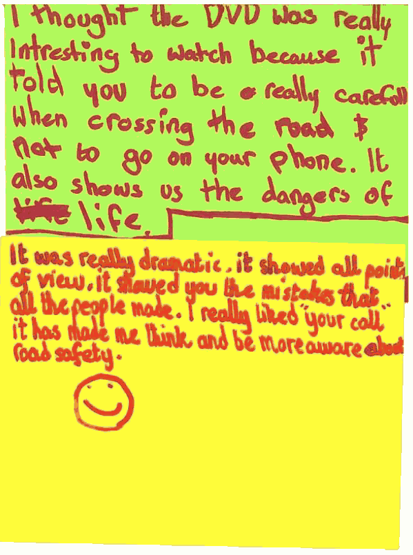Pupil views on Your Call