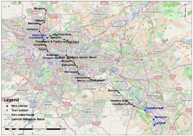 Figure 1 Larkhall – Milngavie Rail Project