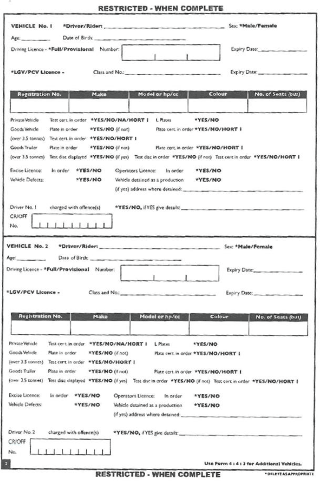 U-Division PDA form