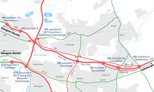 M8 M73 M74 Motorway Improvements