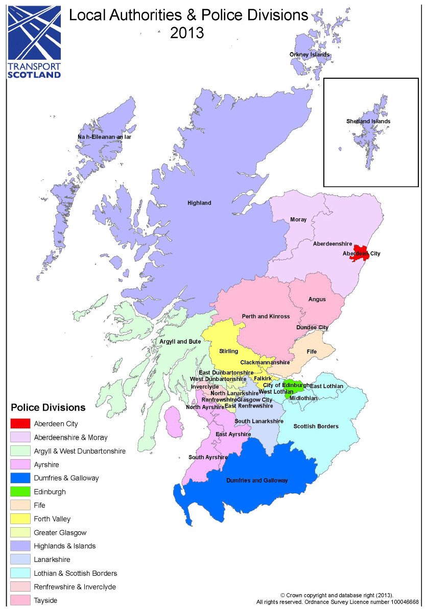 Local Authorities and Police Divisions 2013