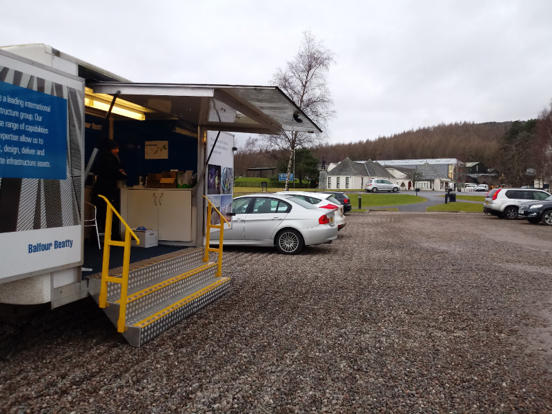 Mobile exhibitions - Luncarty to Pass of Birnam - A9 Dualling