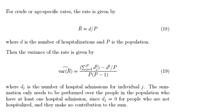 The method proposed in the paper for calculating the variance in such a case