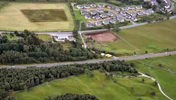 A9 Kincraig –Dalraddy – Aerial View – Start of work Sep 2015