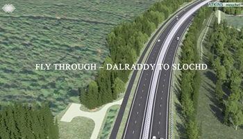 Fly through visualisation - September 2018 - Dalraddy to Slochd - A9 Dualling