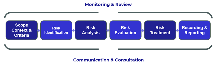 Figure 3-1: Transport Scotland Risk Management Process, as described in text before