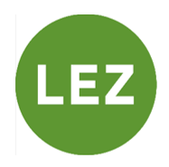A green circle with text saying 'LEZ'