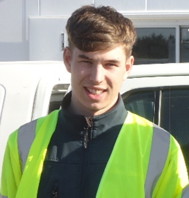Civil Engineering Apprentice, Liam Boyle