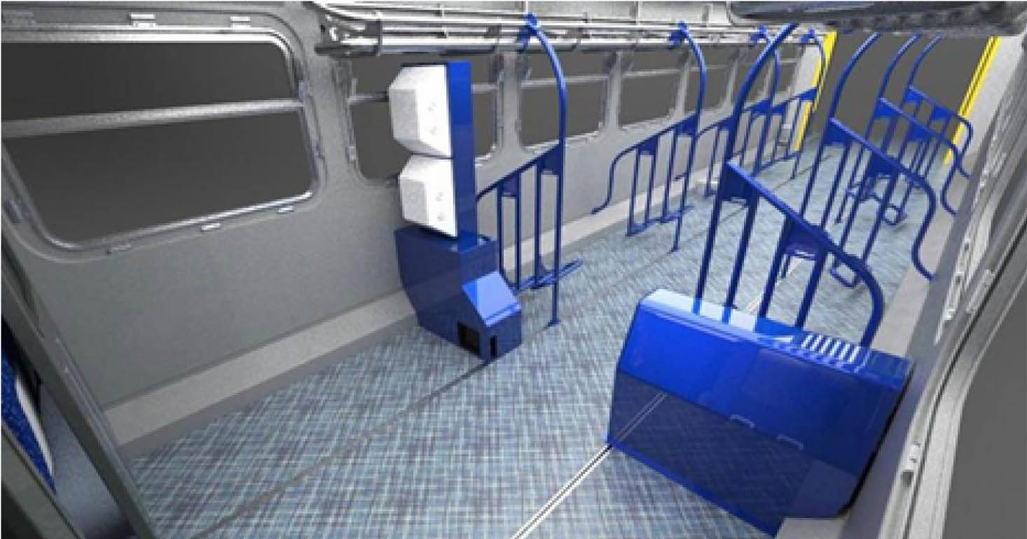 Figure 6.7: Example of cycle carriage (to carry up to 20 cycles) to be introduced on ScotRail services on the West Highland Line, as described in previous text