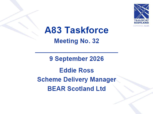 Slide 1 - Meeting details, as described in the following text
