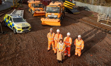 Figure 12. Cabinet Secretary’s visit to a trunk road winter service facility