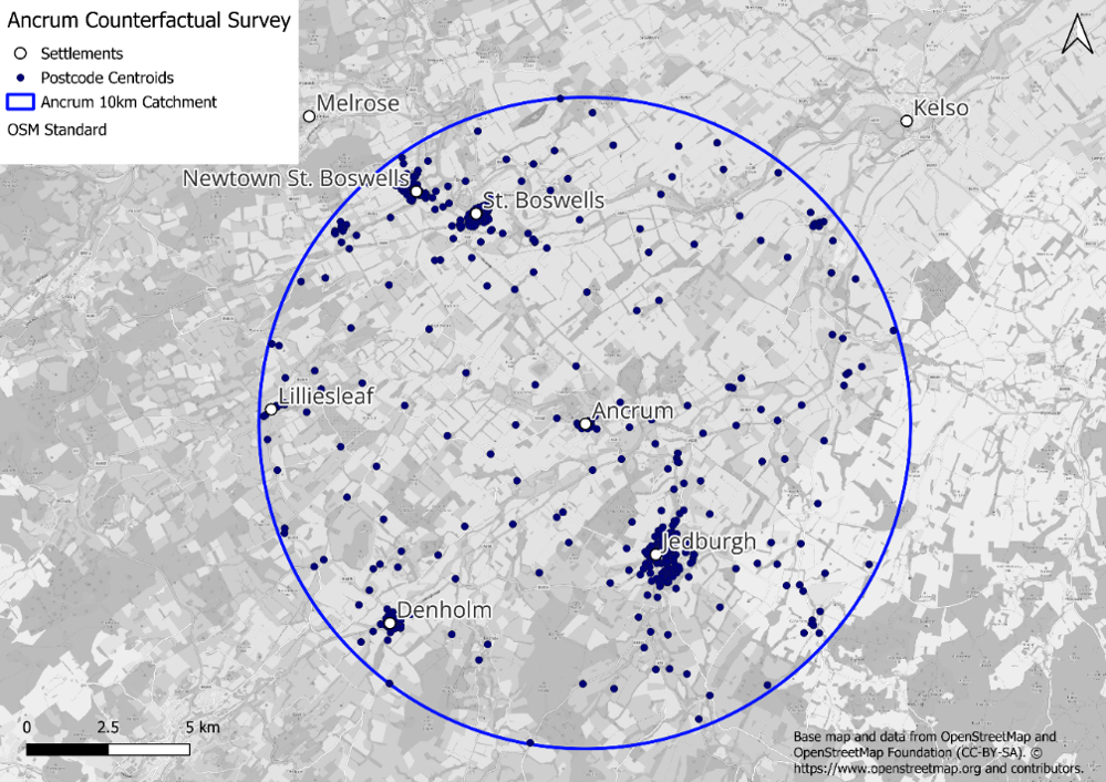 Figure 90: Stage 1 Counterfactual Survey Coverage - as described in previous text