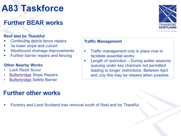 Slide 11 - Further BEAR works