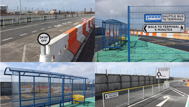 Passenger facilities at Troon Port
