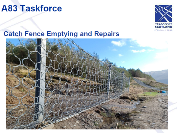 Slide 5 - Catch Fence and Emptying Repairs