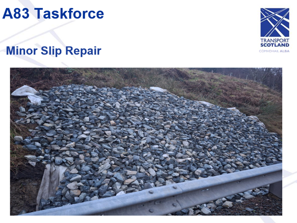 Slide 5 - Minor Slip Repair, as described in the following text