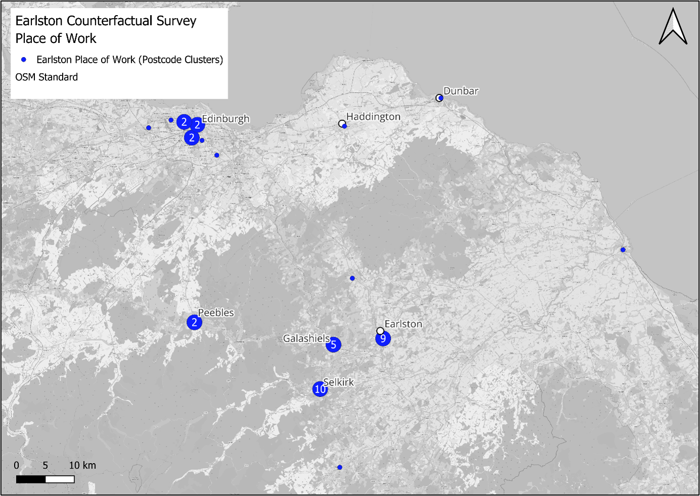 Figure 88: Counterfactual Survey - Place of Work - as described in previous text